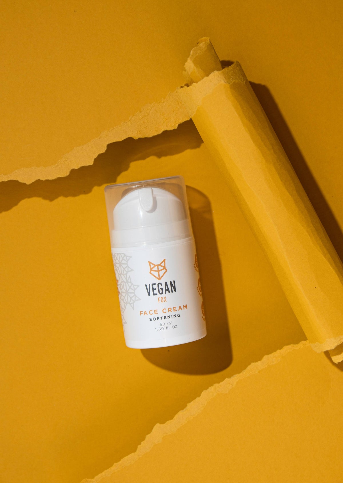 Vegan Fox Verzachtende Gezichtscrème – pompflacon